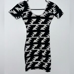 Y2K - NWOT American Apparel Geometric Pattern Backless Dress